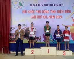 Đoàn vận động viên tham dự Hội khỏe Phù Đổng tỉnh Điện Biên  lần thứ XXI, năm 2024 (Giai đoạn 1)