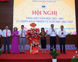 Hội nghị tổng kết năm học 2023-2024 và triển khai nhiệm vụ năm học 2024-2025