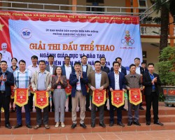 KHAI MẠC GIẢI THI ĐẤU THỂ THAO NGÀNH GIÁO DỤC VÀ ĐÀO TẠO  HUYỆN ĐIỆN BIÊN ĐÔNG NĂM 2024