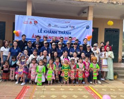 Lễ khánh thành nhà lớp học